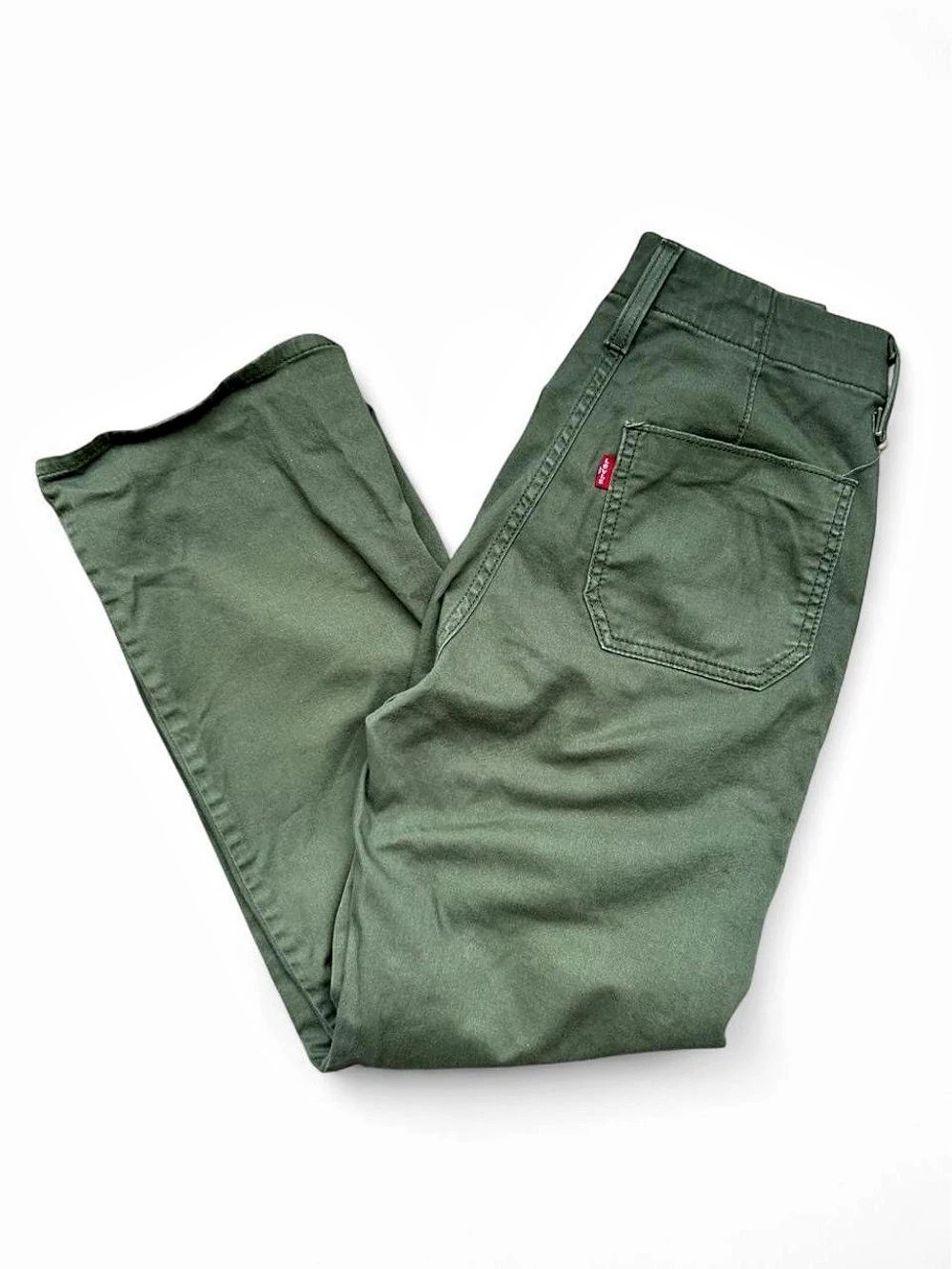 RARE Levi's 80s OG 107 baker pants in Green 26x26 - Picture 5 of 8